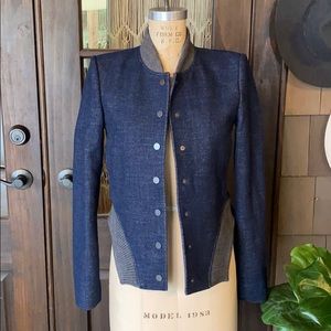 Structured BCBG varsity jacket